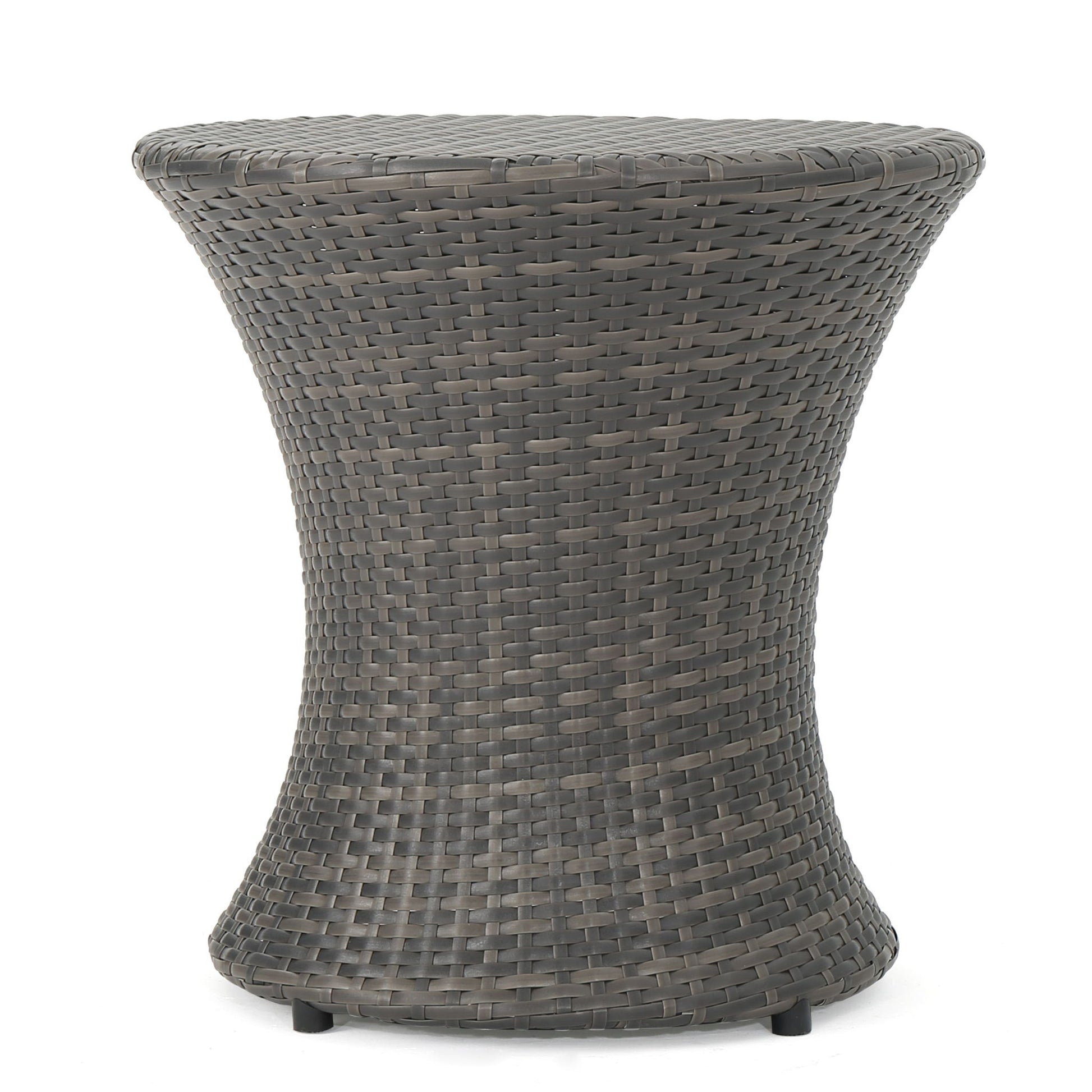 Thrive - Hourglass Rattan Table With No Glass Top