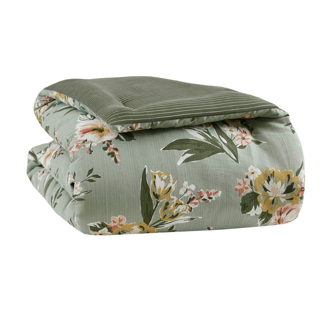 Salara - King Comforter Set - Green