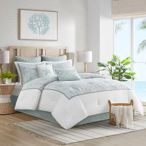 Maya Bay - King Comforter Set - White