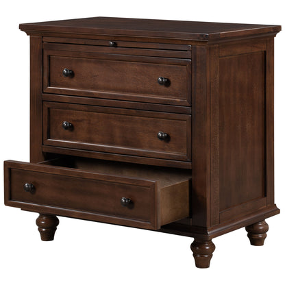 Bedroom - 3 Drawer Storage Nightstand