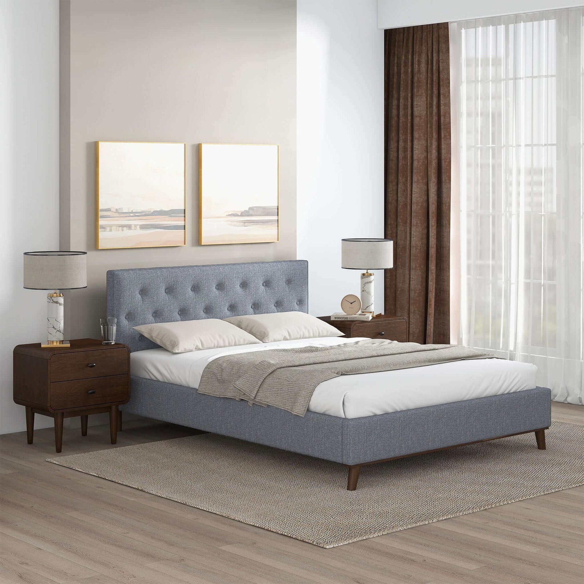 Graceville - Elegant Design Platform Bed
