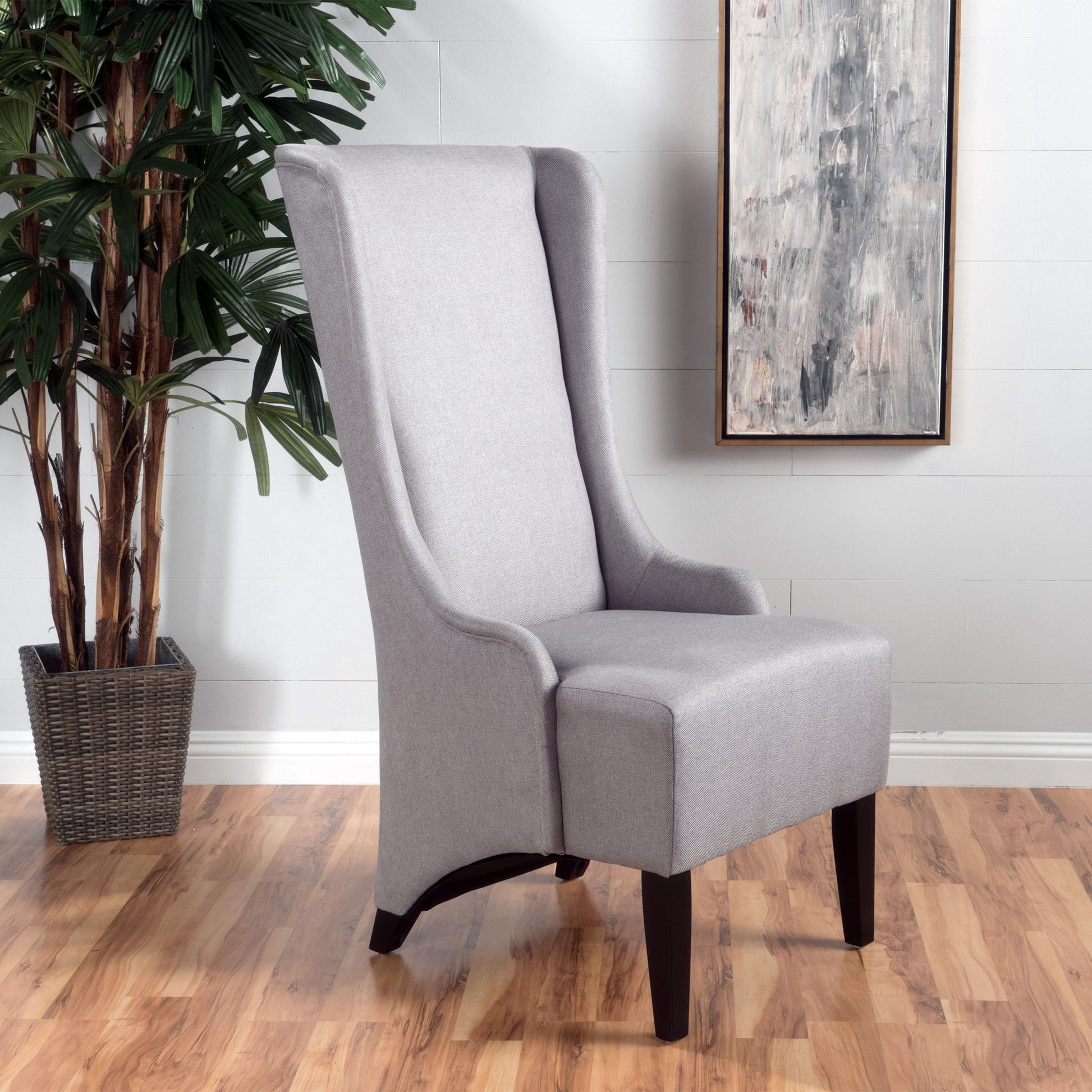 Alight - Upholstered Dining Chair With High Back And Birch Wood Legs (Set of 2)