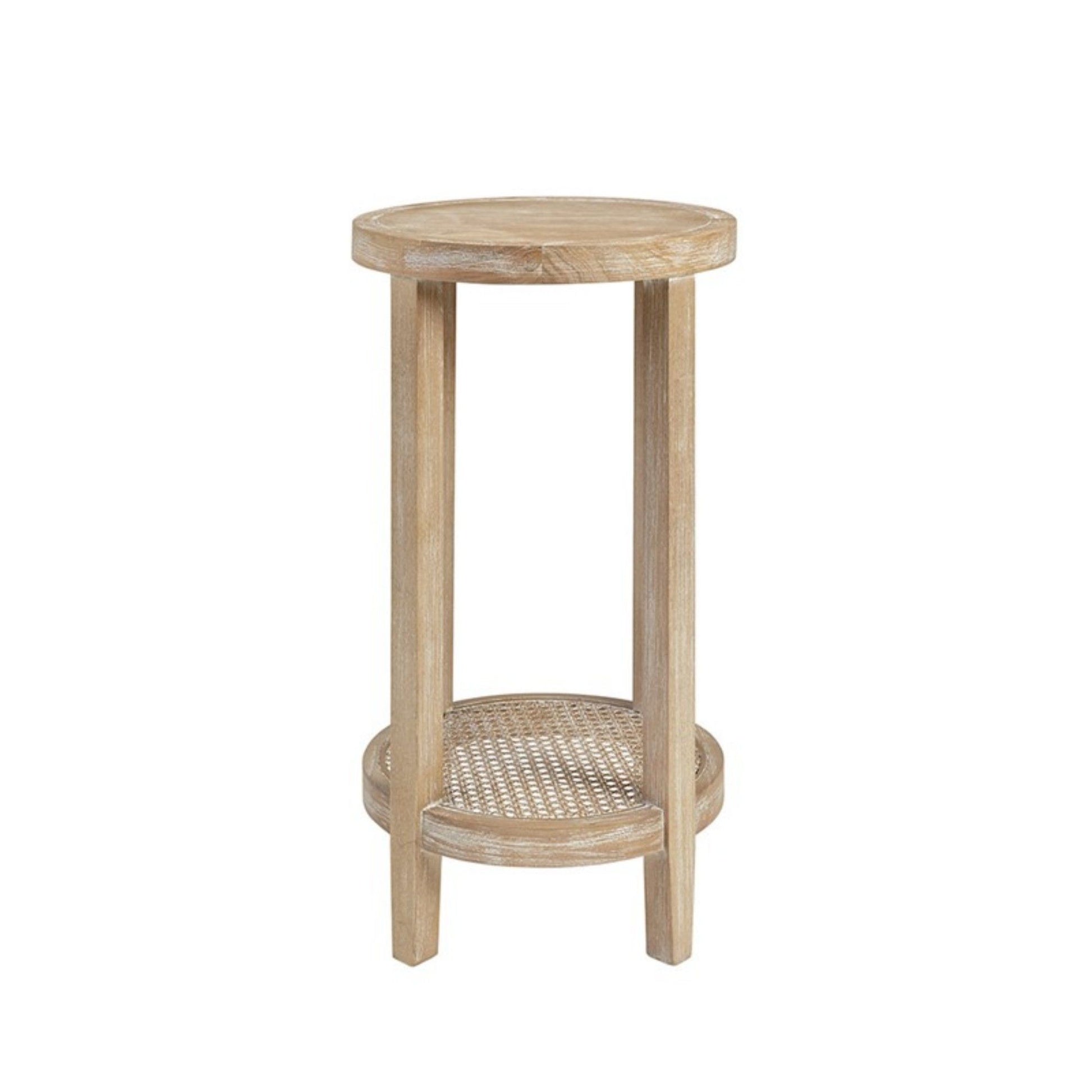 Bedford - Round Accent Table - Reclaimed Wheat