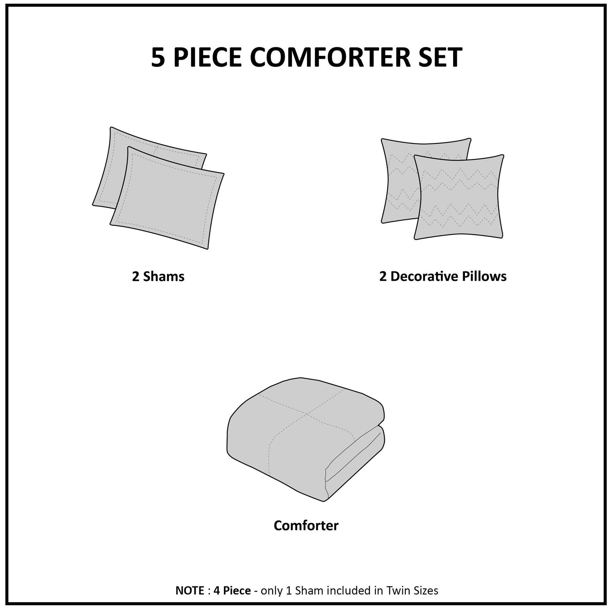 Bitter Creek - Queen Oversized Comforter Set - Gray / Brown
