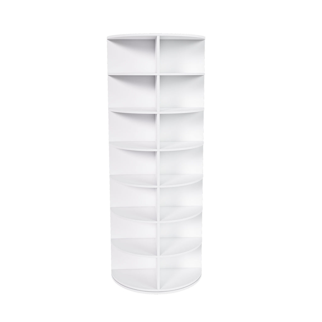 Rotating Shoe Rack Tower