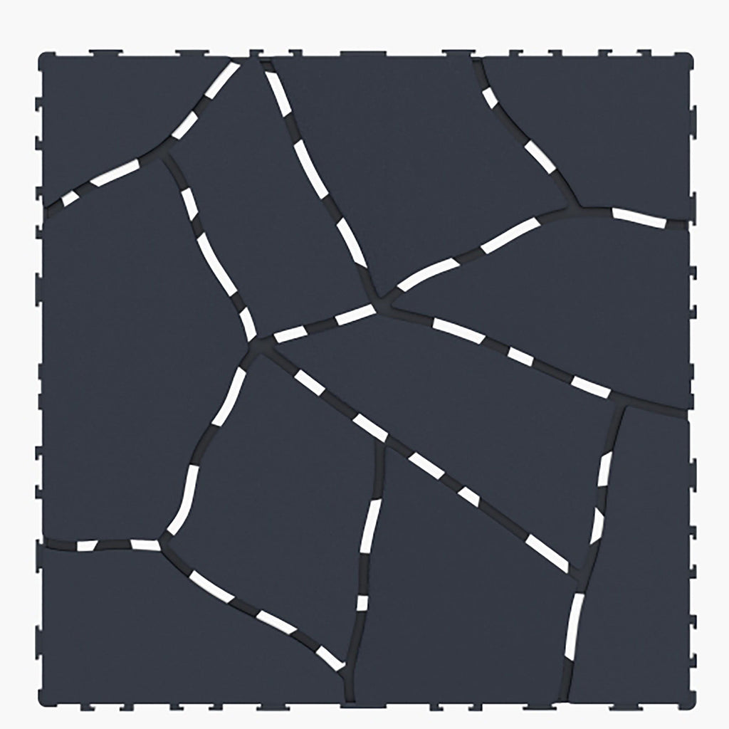 Stone Style Patio Deck Tiles Diy Interlocking Floor Tiles