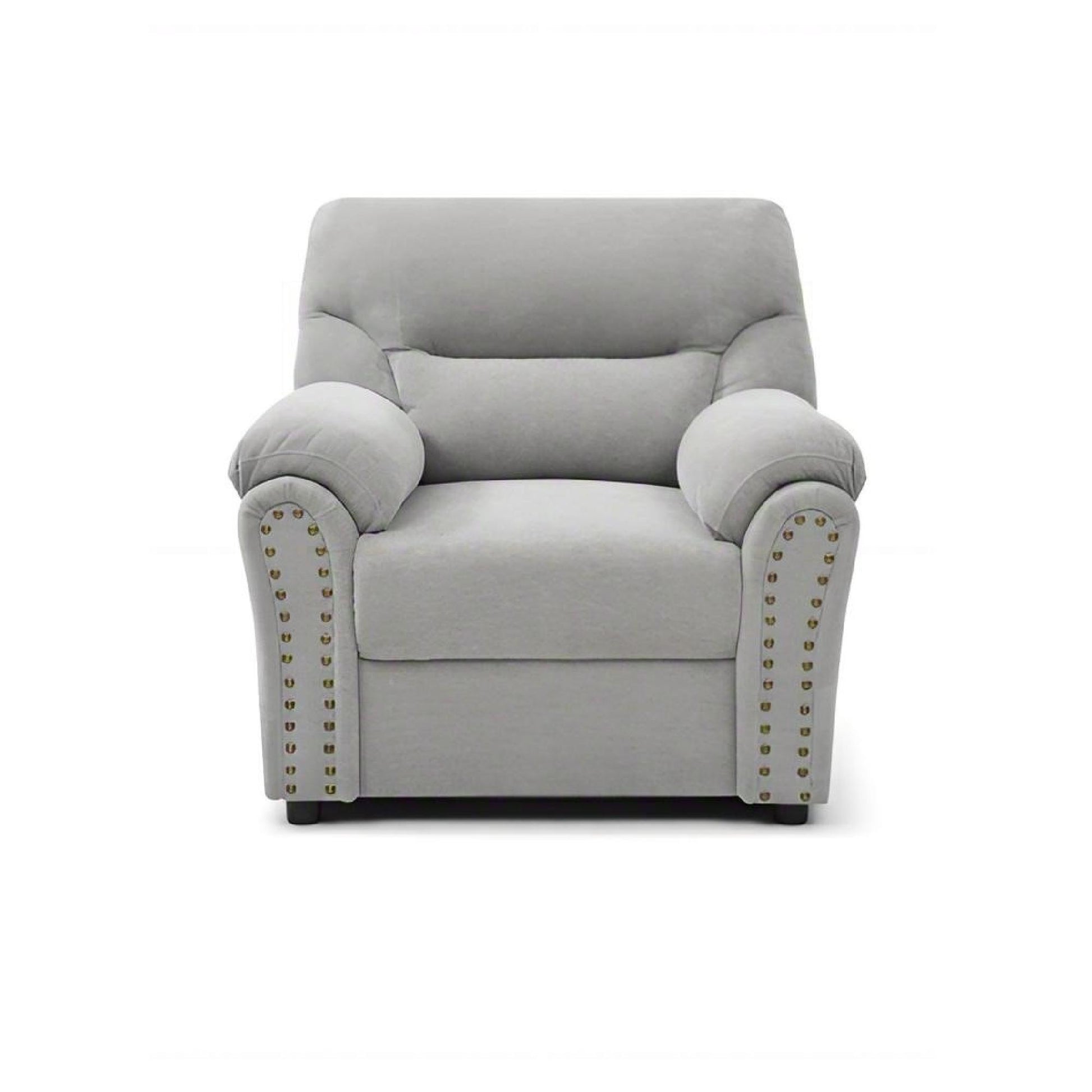 Hamilton - Chair With Hand Applied Nailhead Trim And Pillow Top Arm Cushions