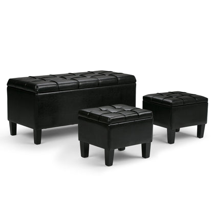 Dover - 3 Piece Storage Ottoman