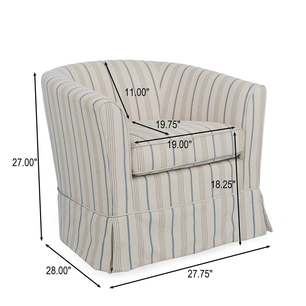 Zeniqua - Upholstered Velvet Swivel Chair With Loose Cover