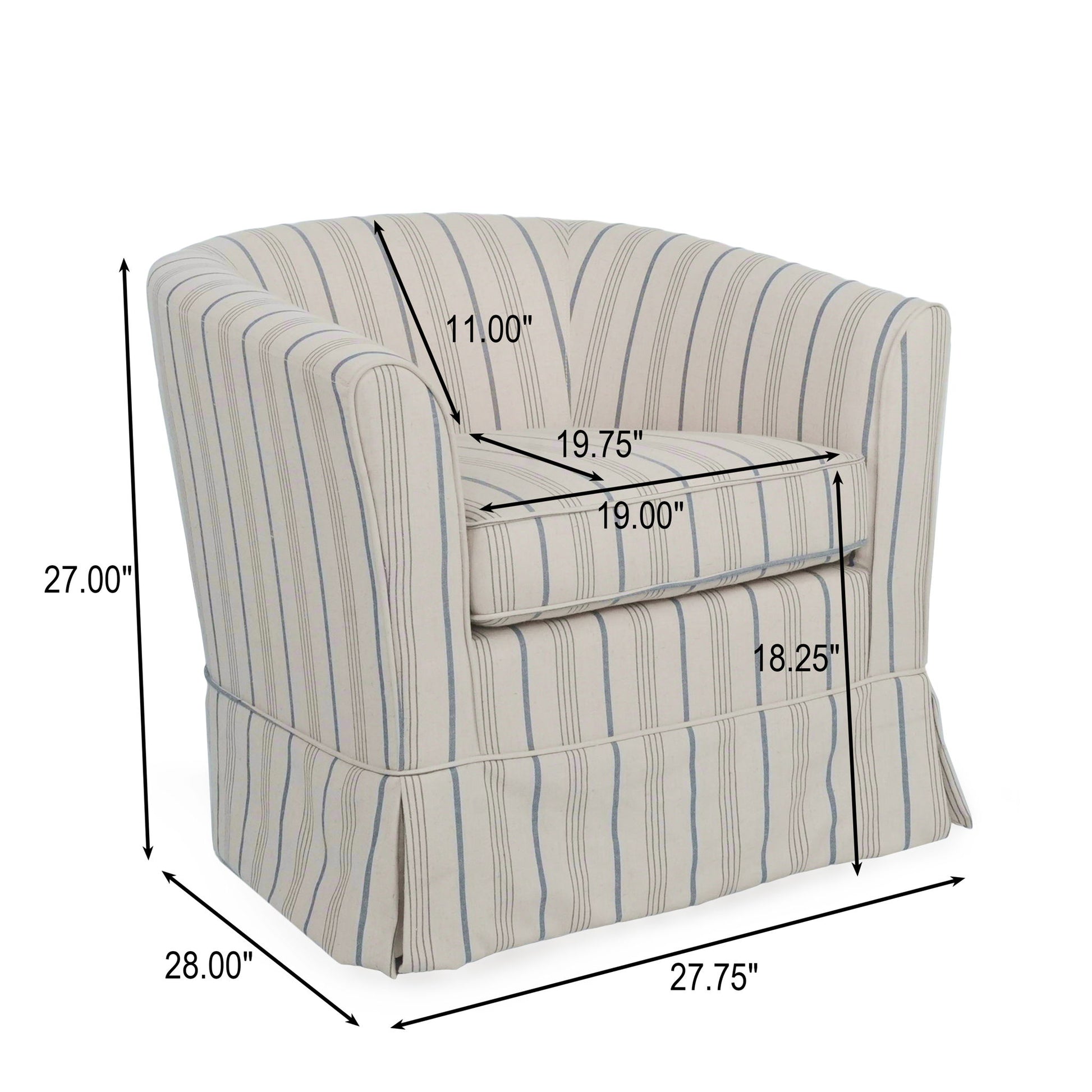 Zeniqua - Upholstered Velvet Swivel Chair With Loose Cover