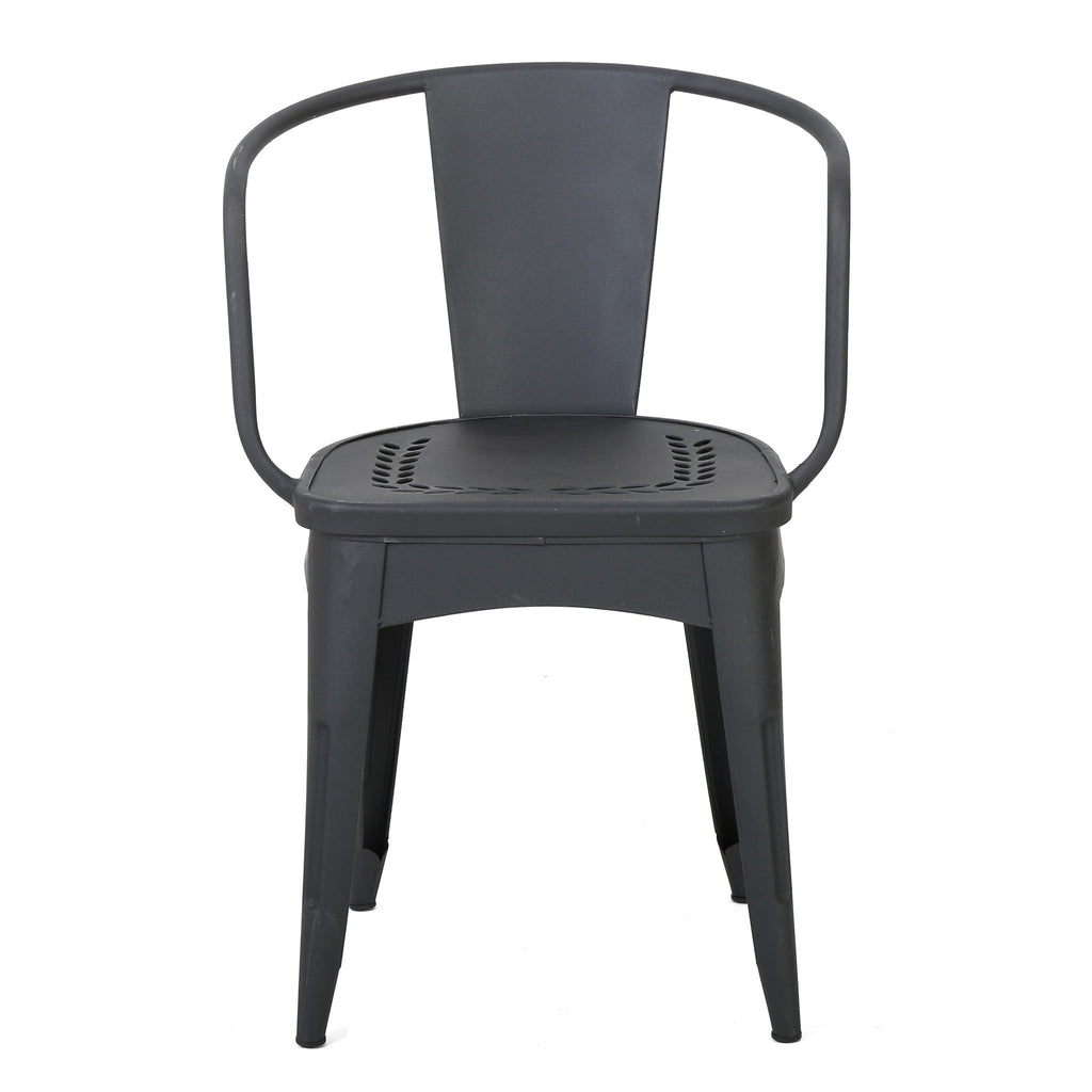 Ambrosia - 3 Piece Bistro Set With Leaf Motifs Top And Seat