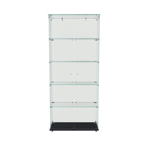 Premium 5 Tier Glass Display Case With 5 Dynamic LED Modes