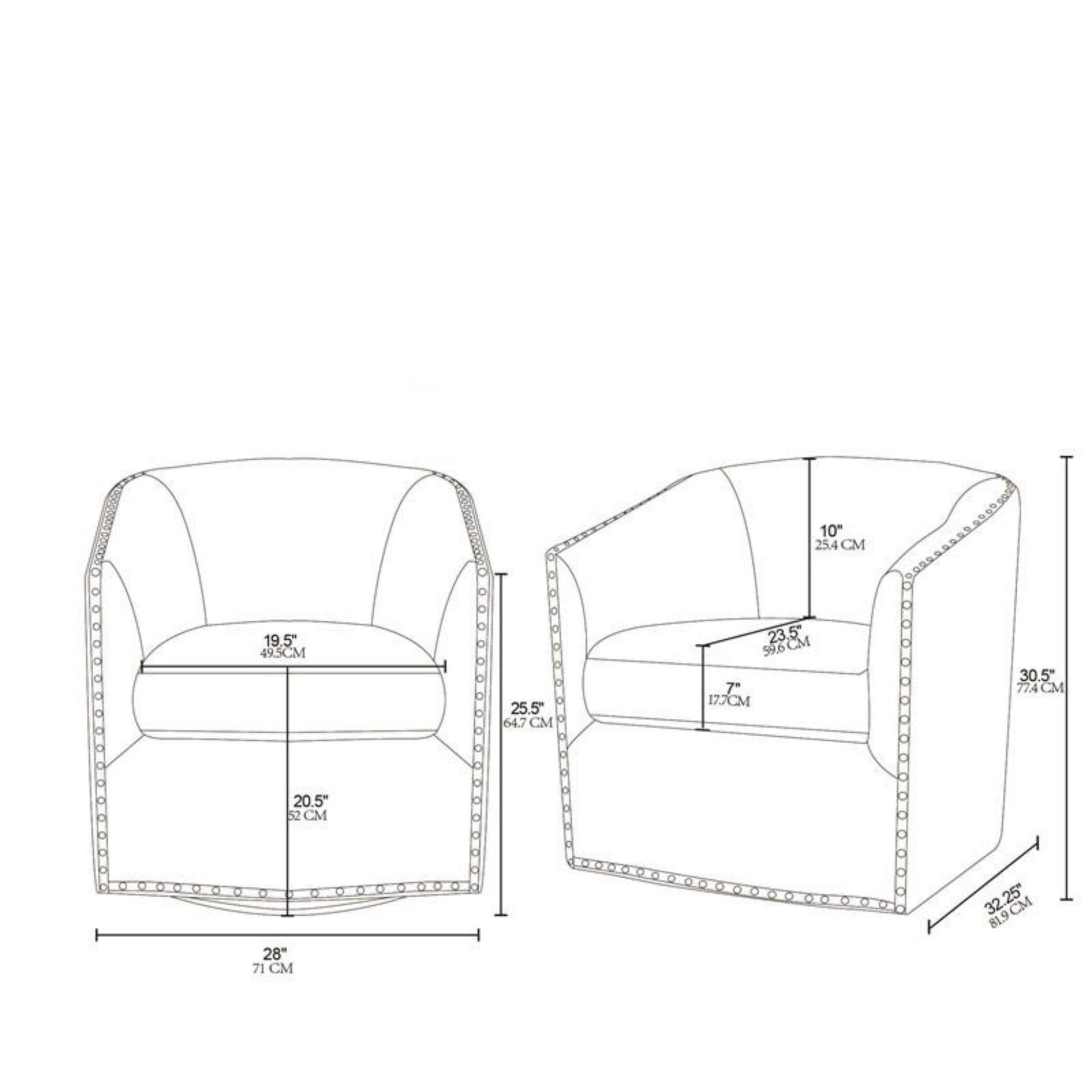 Luxurious Chair With 360 Degree Rotation