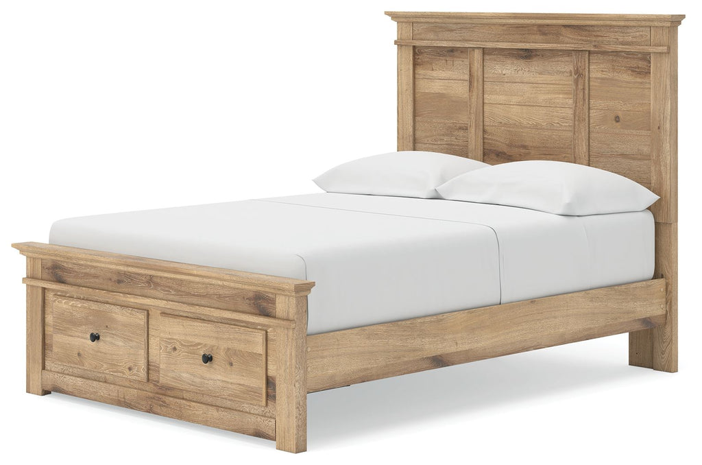 Makidern - Panel Storage Bed