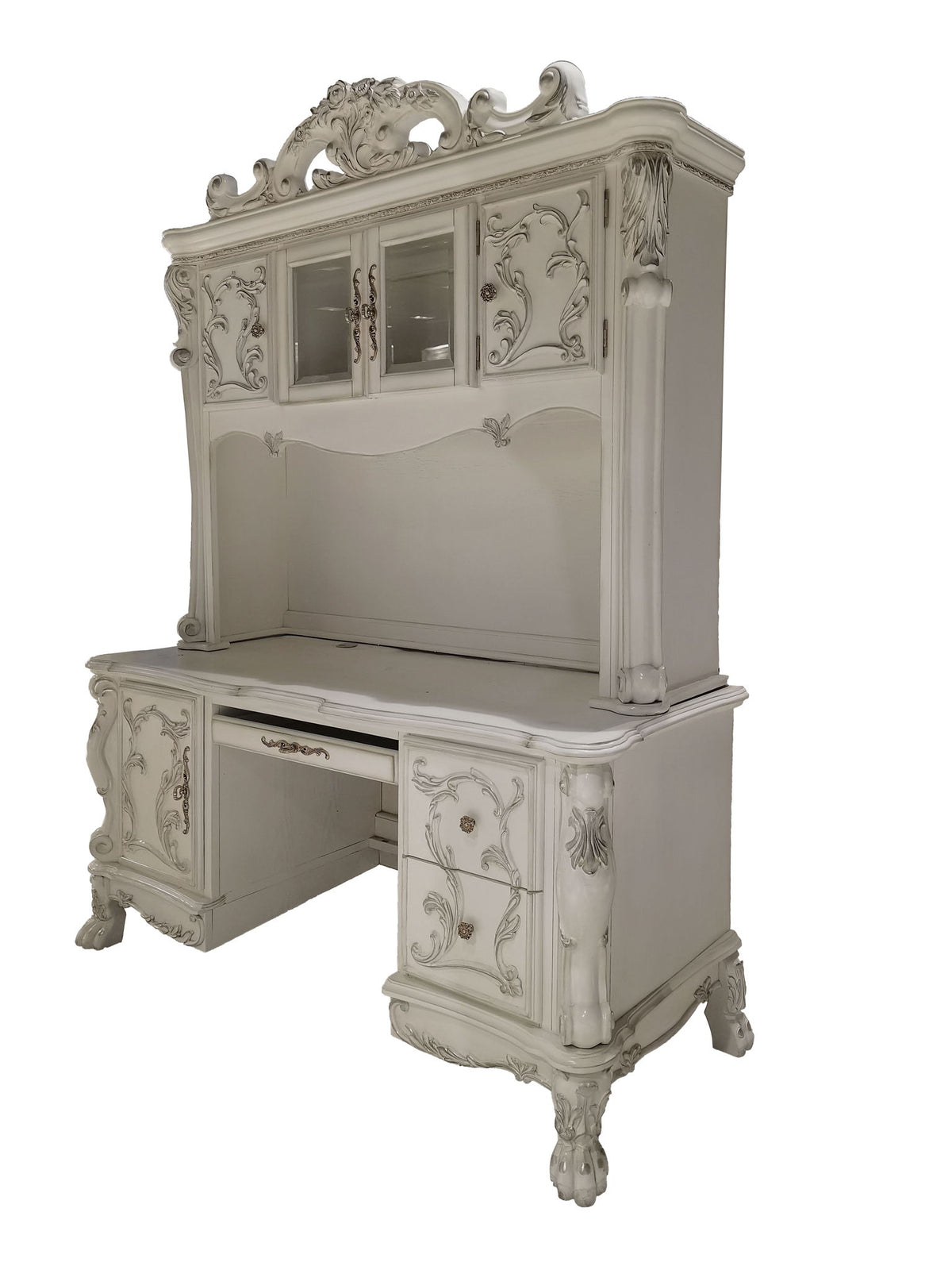 Dresden - Computer Desk Hutch - White