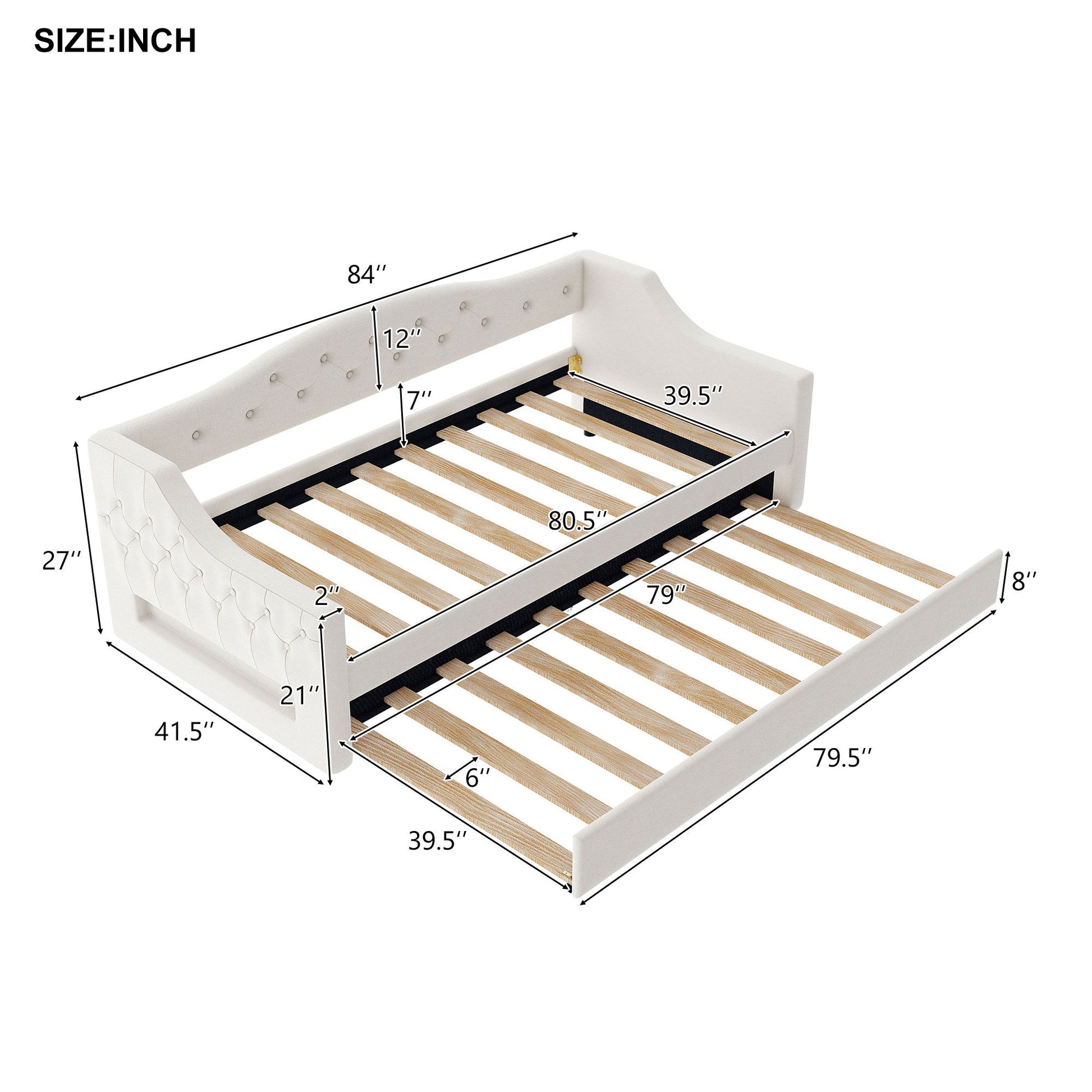 Daybed With LED Belt