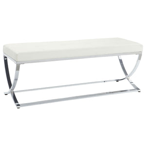Bastien - Accent Bench - White