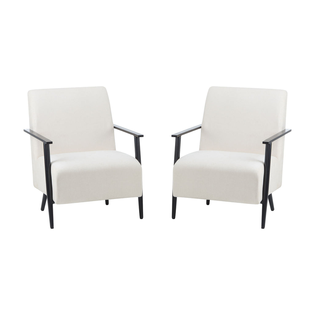 Modern Lounge Chair With Polyester Upholstery