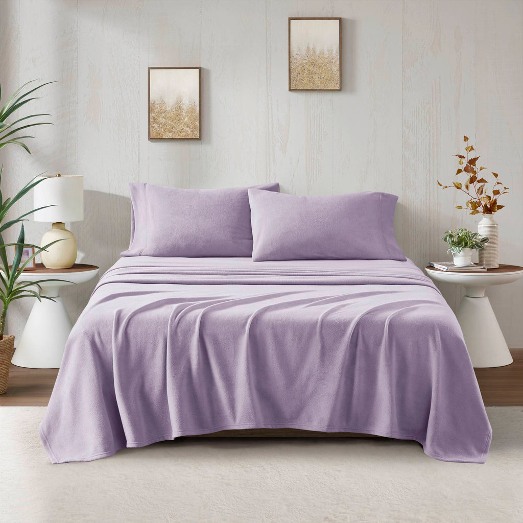 Micro Fleece - Queen Sheet Set - Lavender