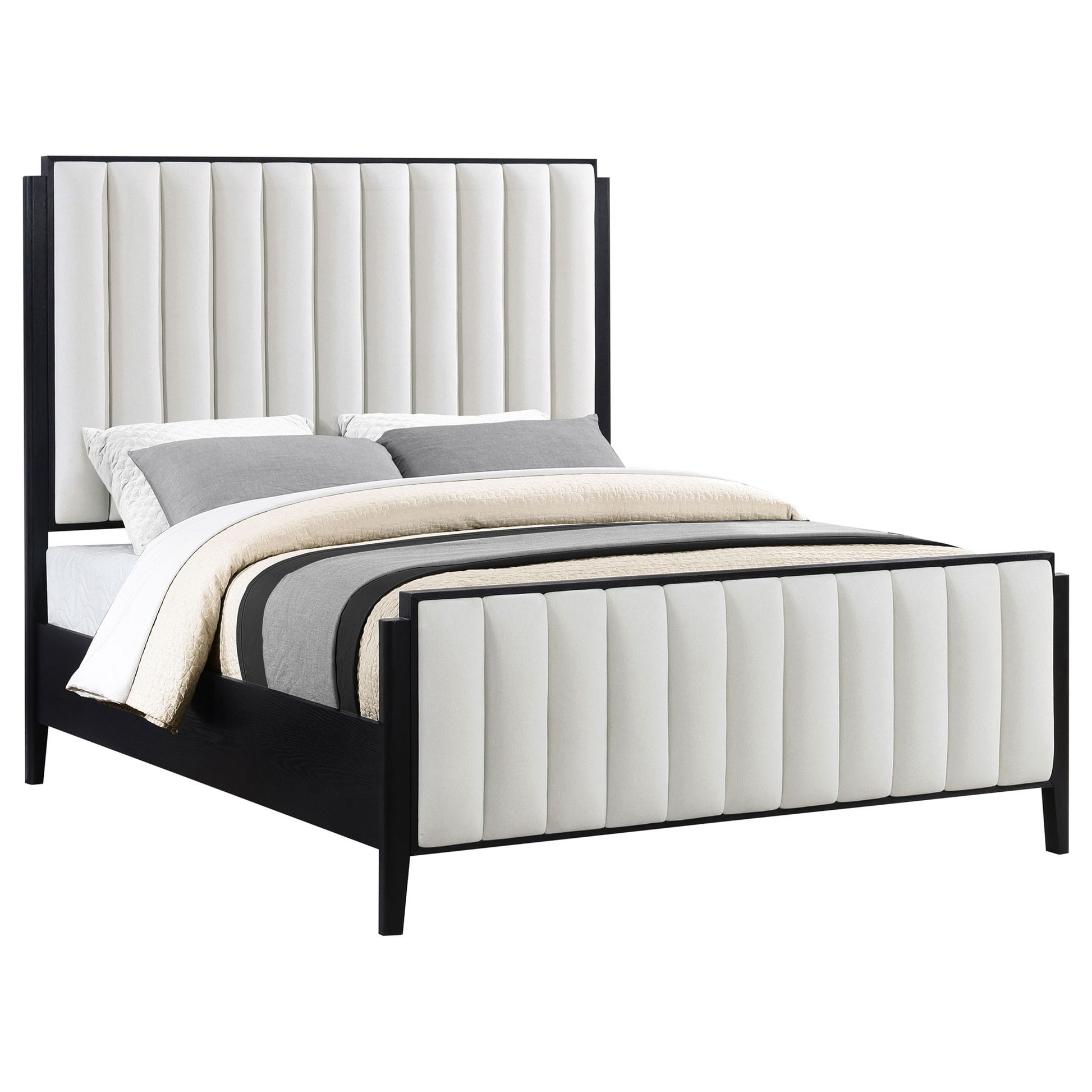 Ennis - Bed With Tufted Headboard