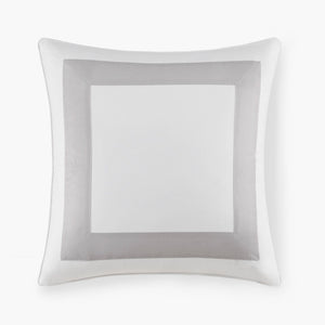 Perla - European Pillow Sham - Gray