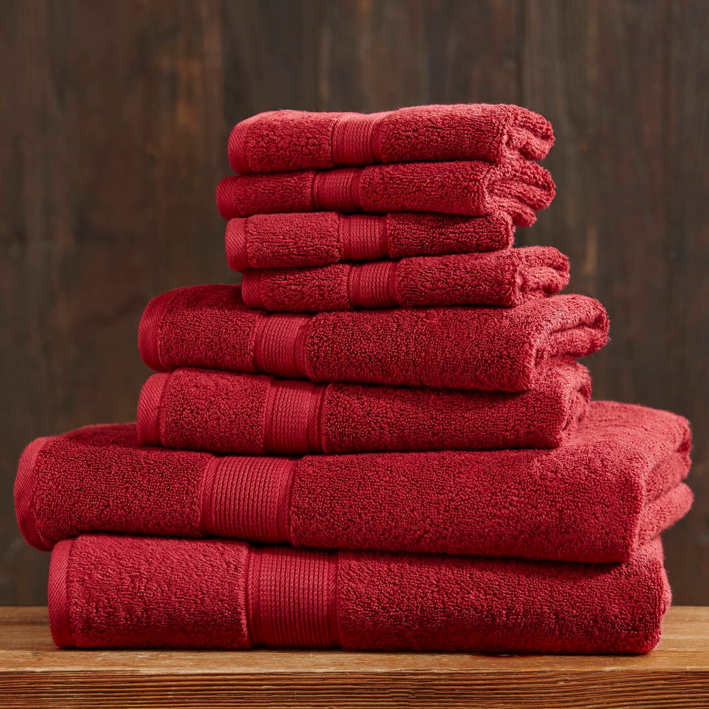 800GSM - Ultra-Soft Absorbent Towel Set - Bright Red