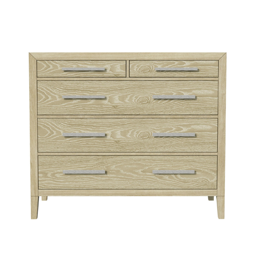 Adeline - 5 Drawers Chest - Natural Wood Wash