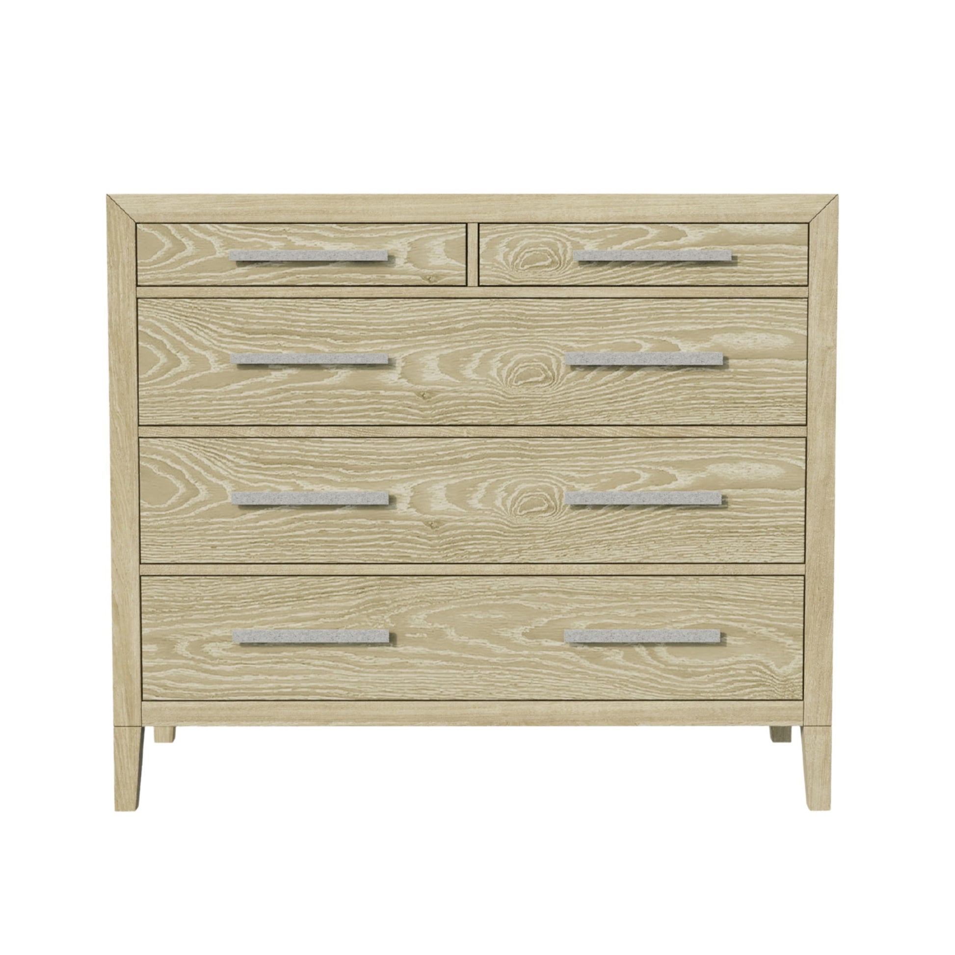 Adeline - 5 Drawers Chest - Natural Wood Wash