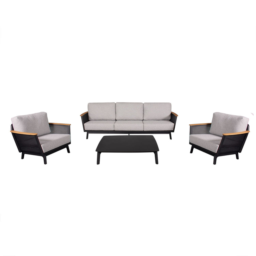Sofa Set For Outdoor - Black