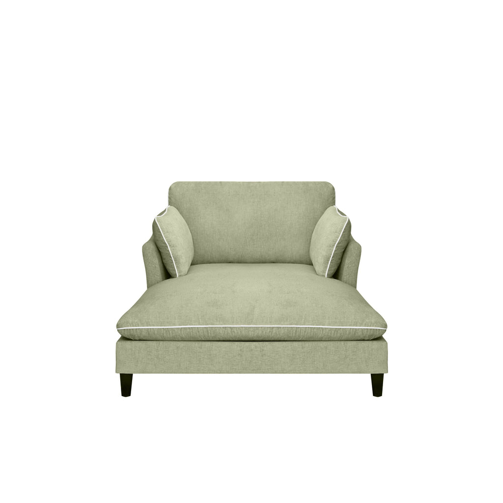 Modern Chaise Lounge Couch Sofa Bed With Pillows