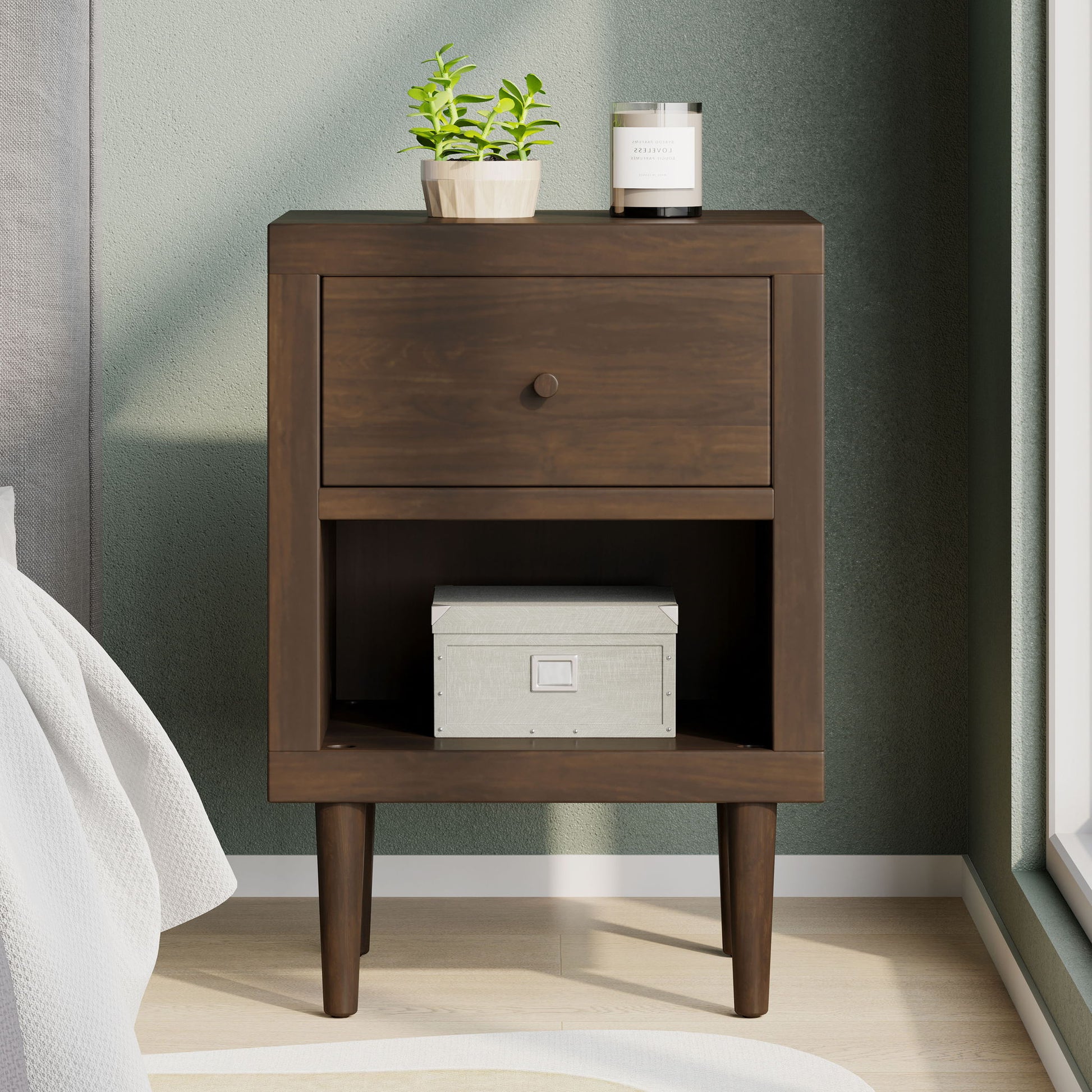 Nystrom - Single Drawer Nightstand