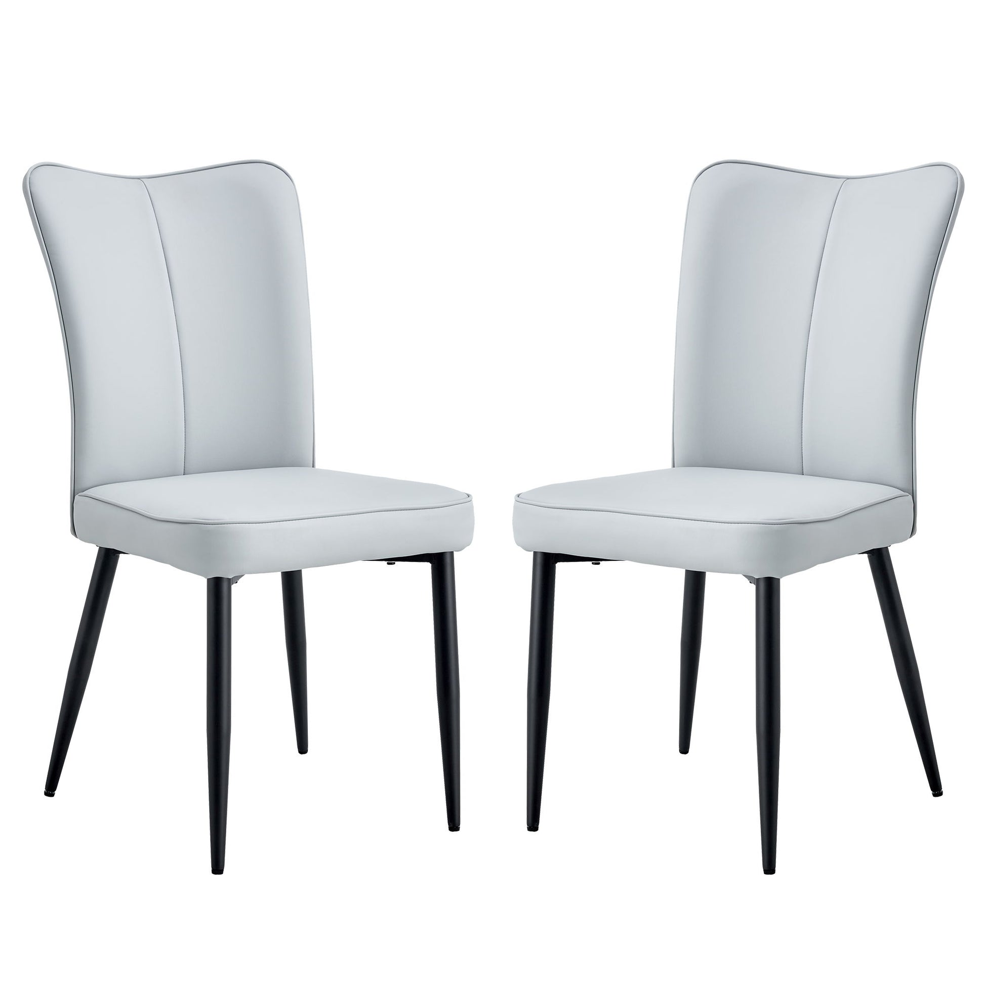 Modern Minimalist Dining Chairs (Set of 2)