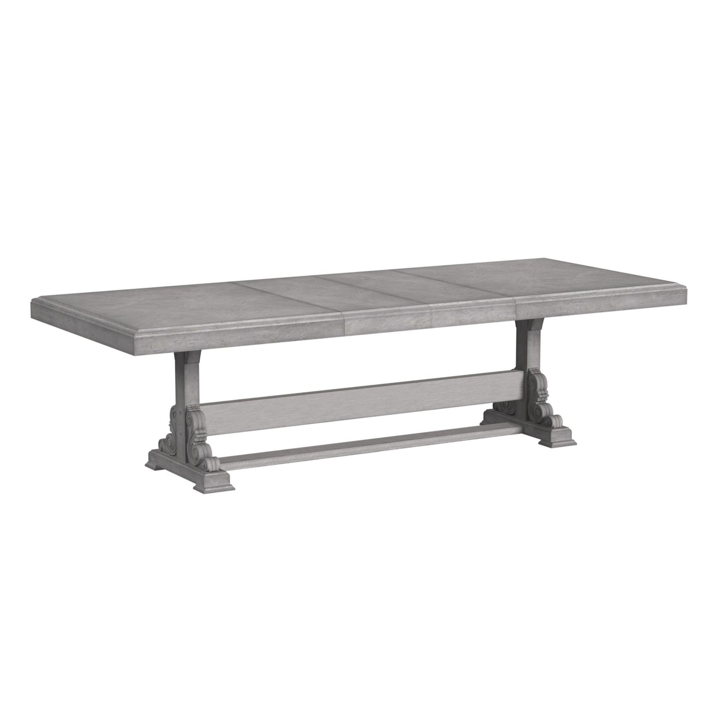 Glenmore - Dining Table With 2x18"" Leaves - Aged Gray