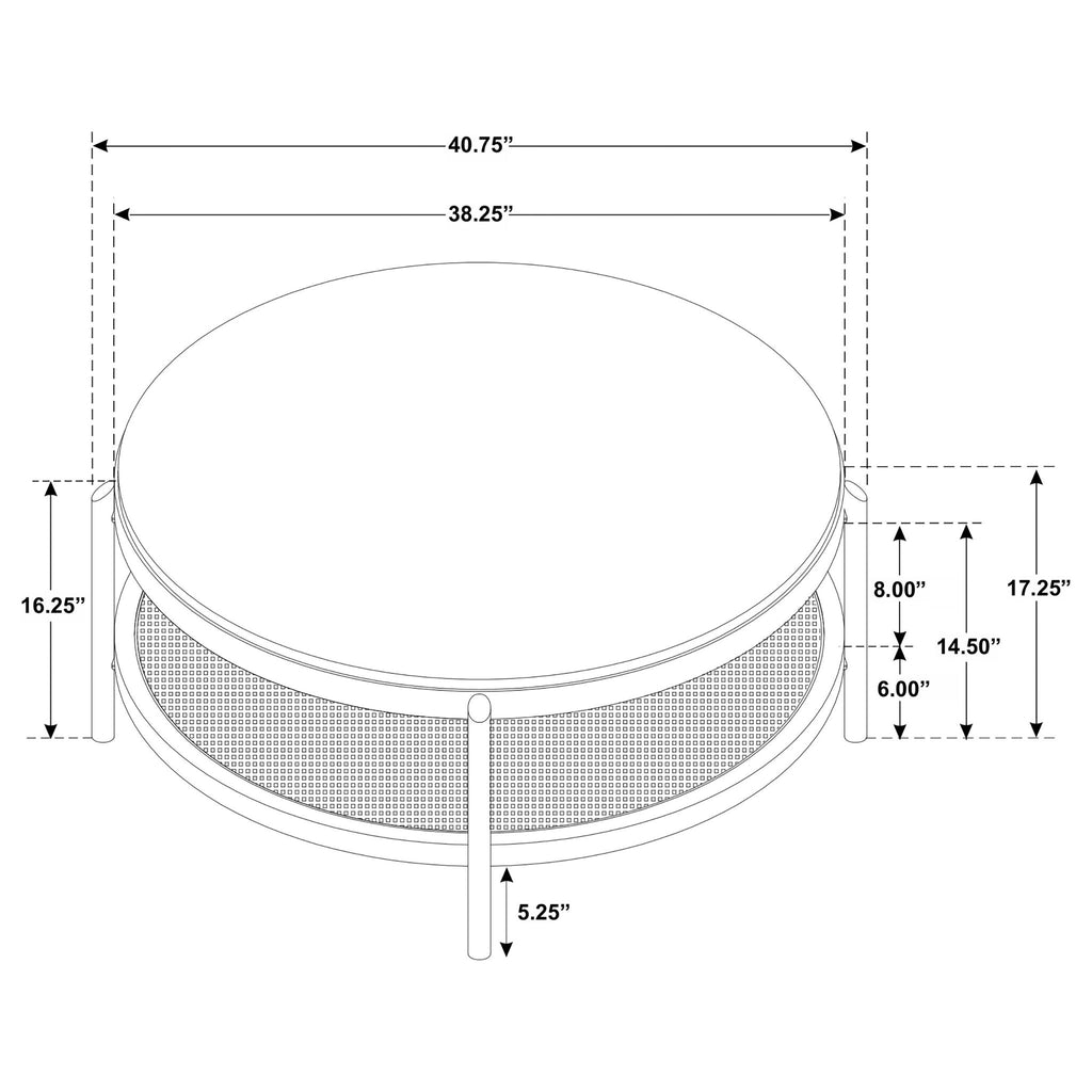 Benson - Round Coffee And End Table Set