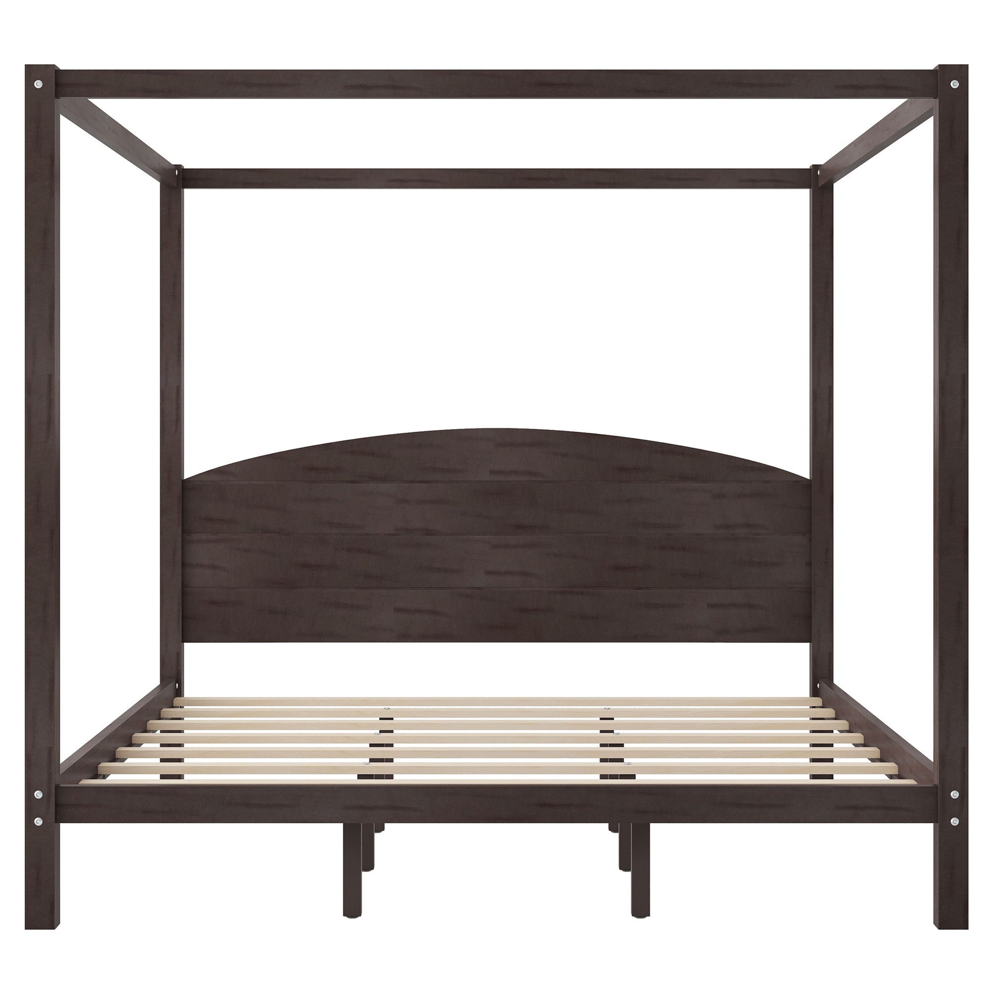 anopy Platform Bed With Headboard And Support Legs