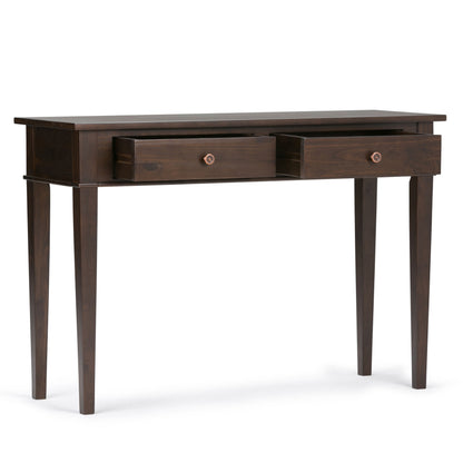 Carlton - Console Sofa Table - Dark Tobacco Brown