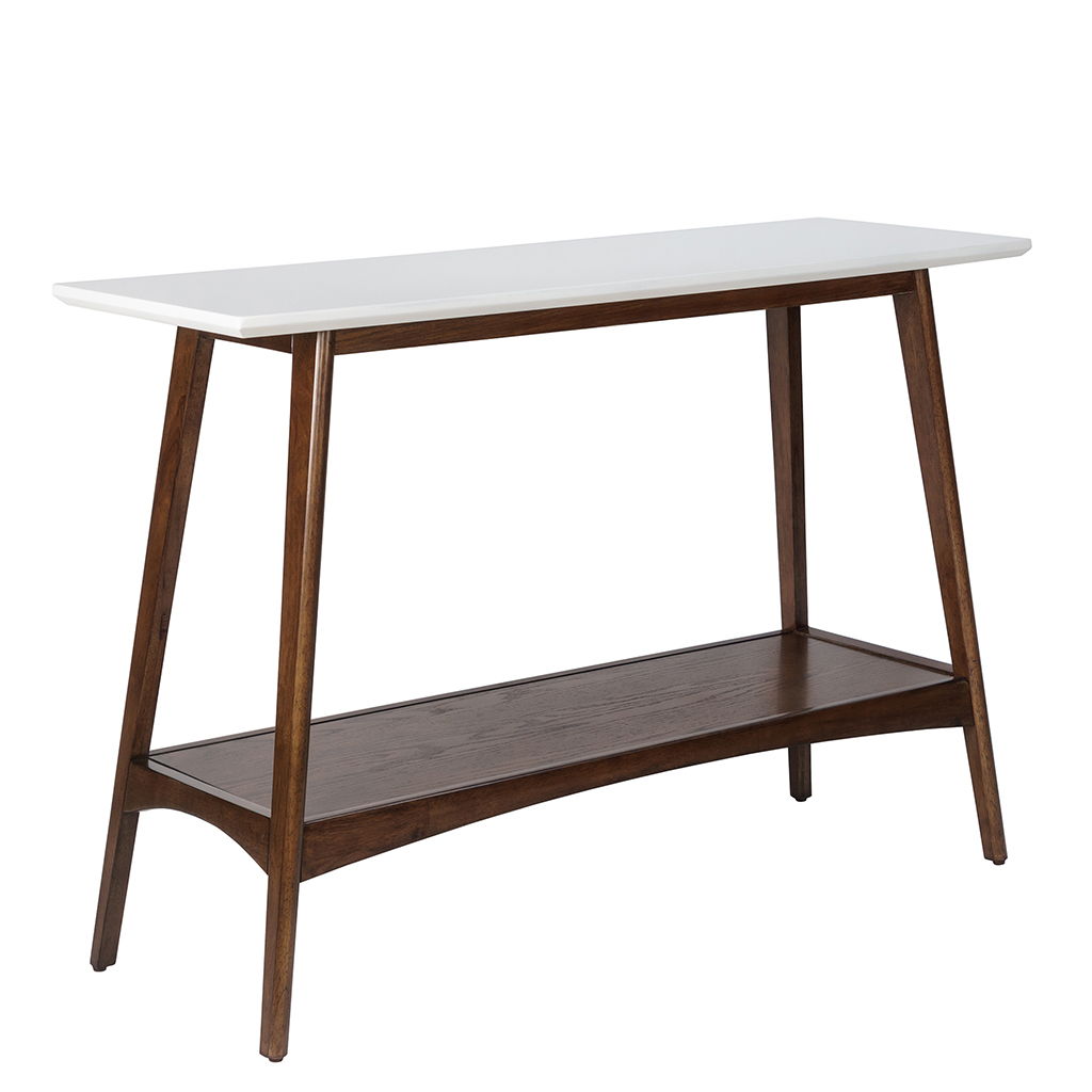 Parker - Console - Off-White / Pecan