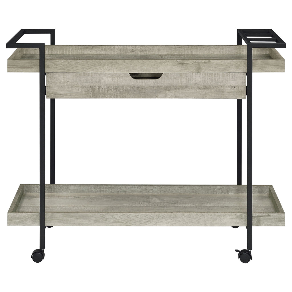 Begonia - 1 Drawer Cart - Driftwood