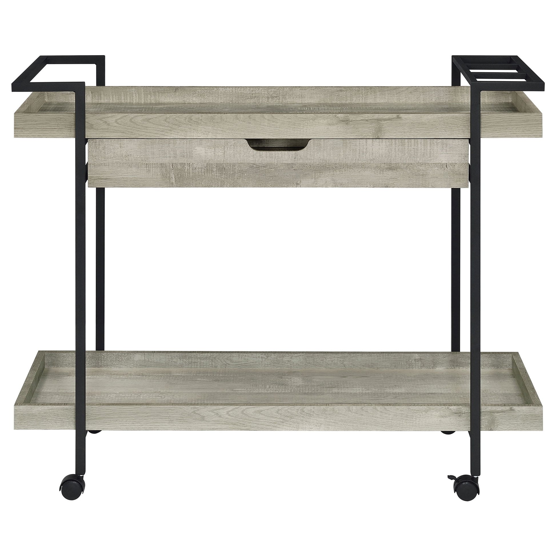 Begonia - 1 Drawer Cart - Driftwood