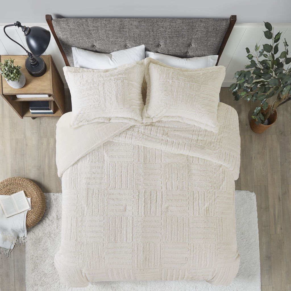 Arctic - Twin Down Alternative Comforter Mini Set - Ivory