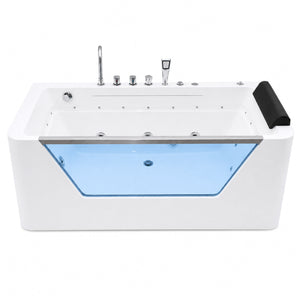 Xavier - Single Massage Bathtub - Milk White