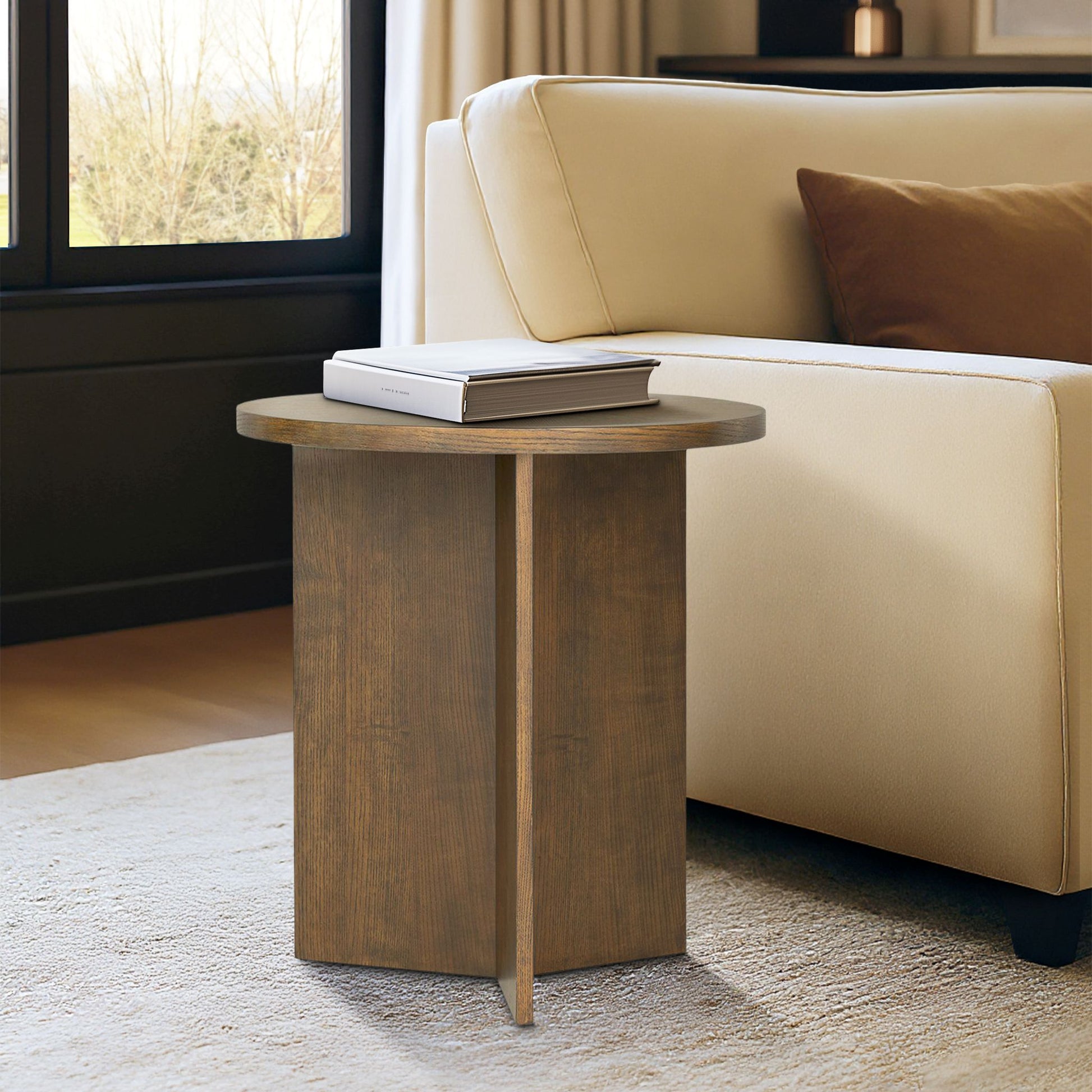 Sadie - Accent Table - Walnut Brown