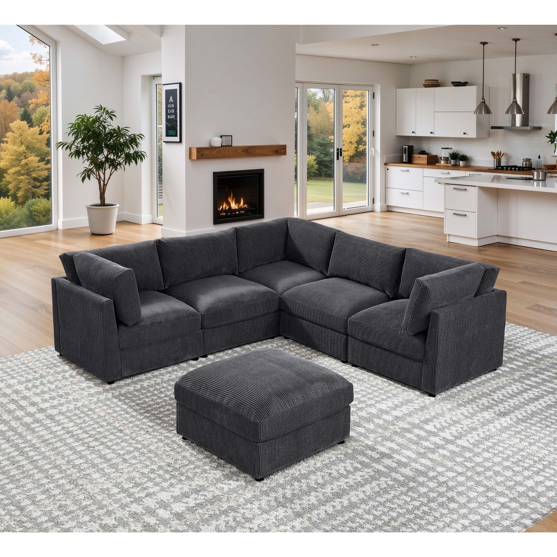 Modular Sectional With Custom Configuration