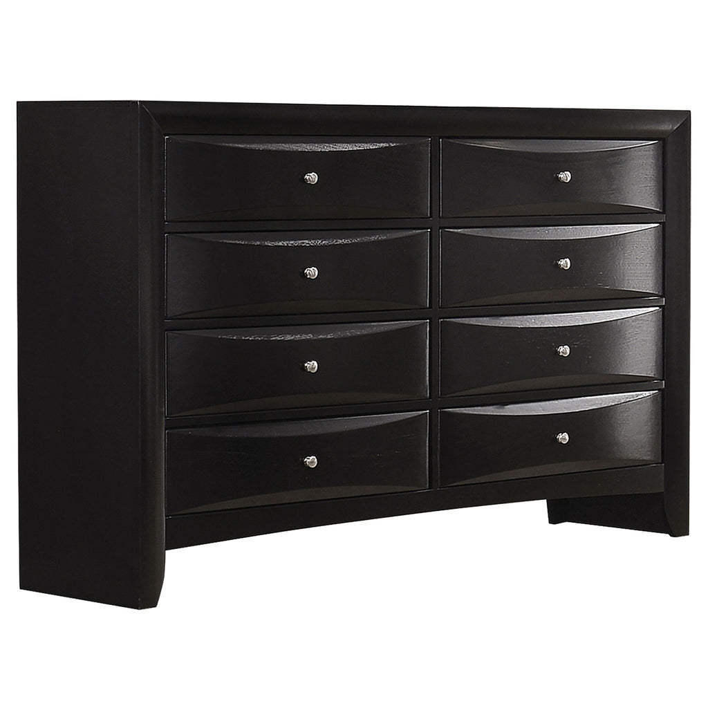 Palamino - 8 Drawer Dresser - Black