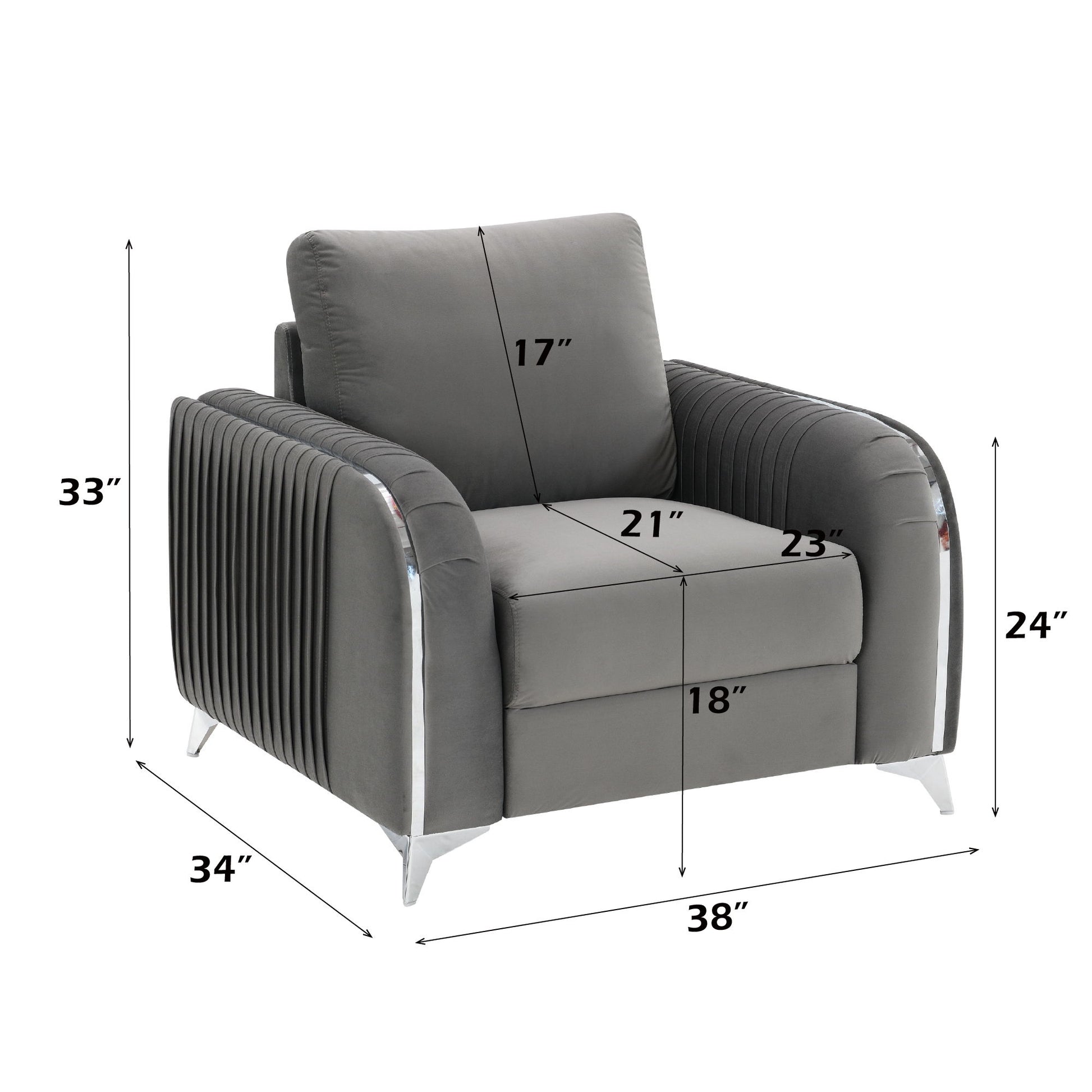 Wenona - Velvet Living Room Set