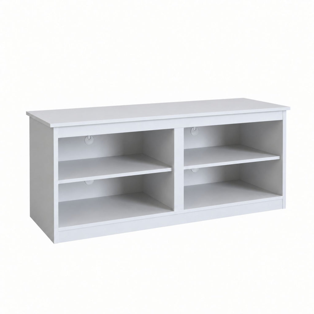 TV Stand For TVs Up To 50" With Open Shelves And Cable Management