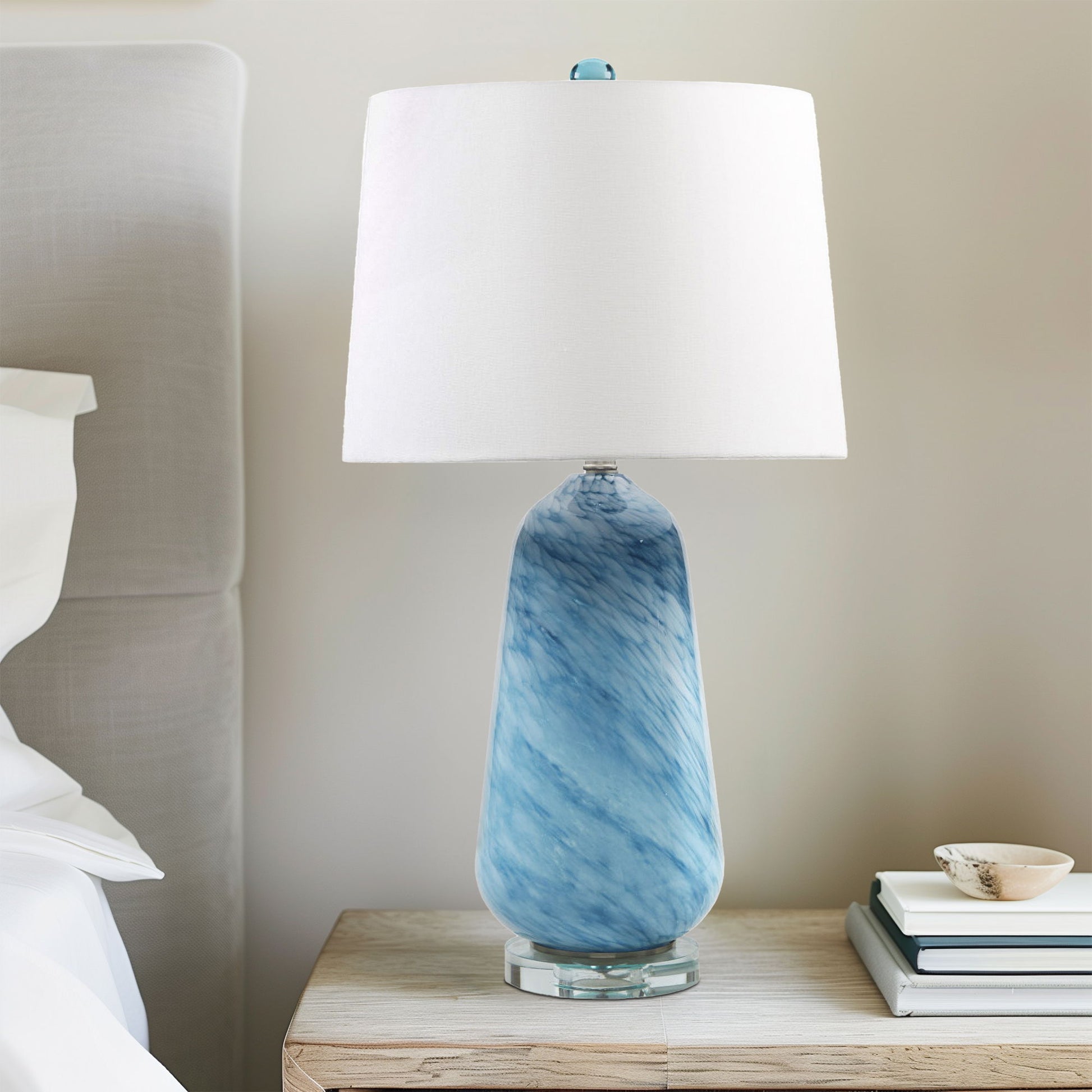 Aquaviva - Confetti Glass Table Lamp - Blue