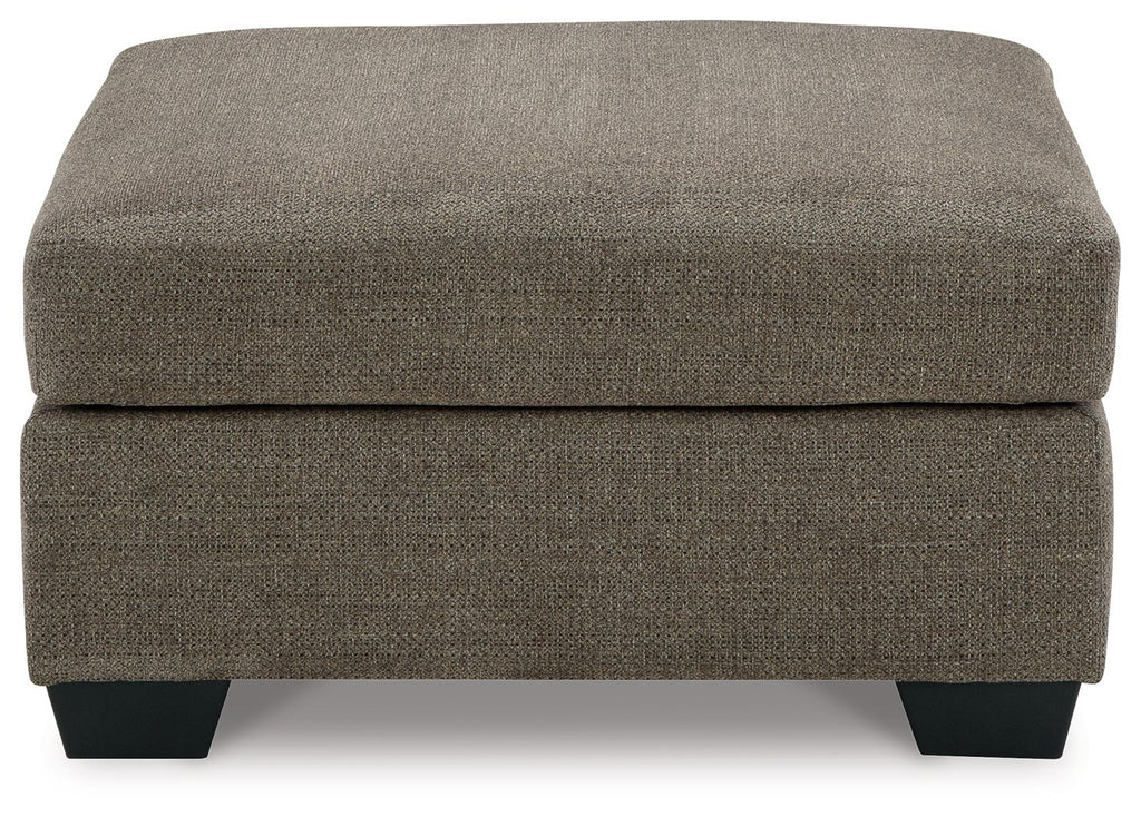 Mahoney - Oversized Accent Ottoman - Chocolate