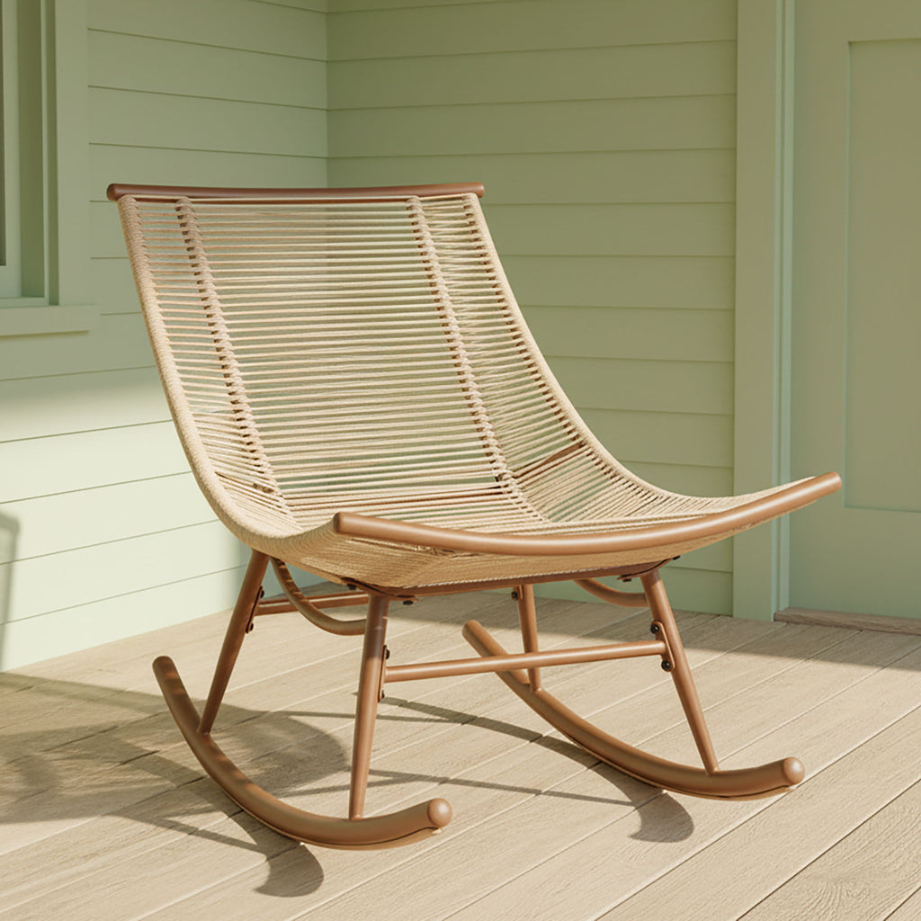 Outdoor Rocking Chair - Beige