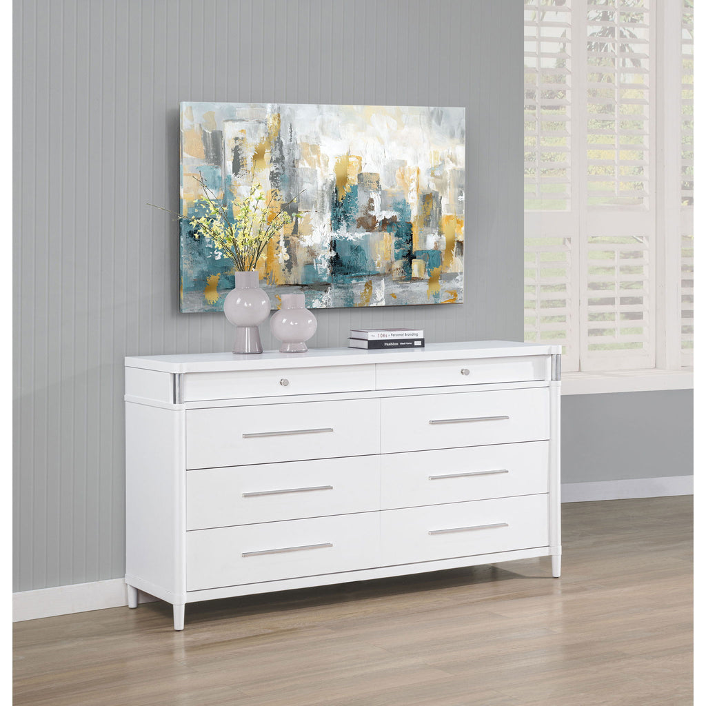Robinson - 8 Drawer Dresser - White